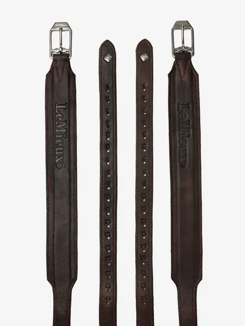 LeMieux Vector Pro Stirrup Leather Brown-1