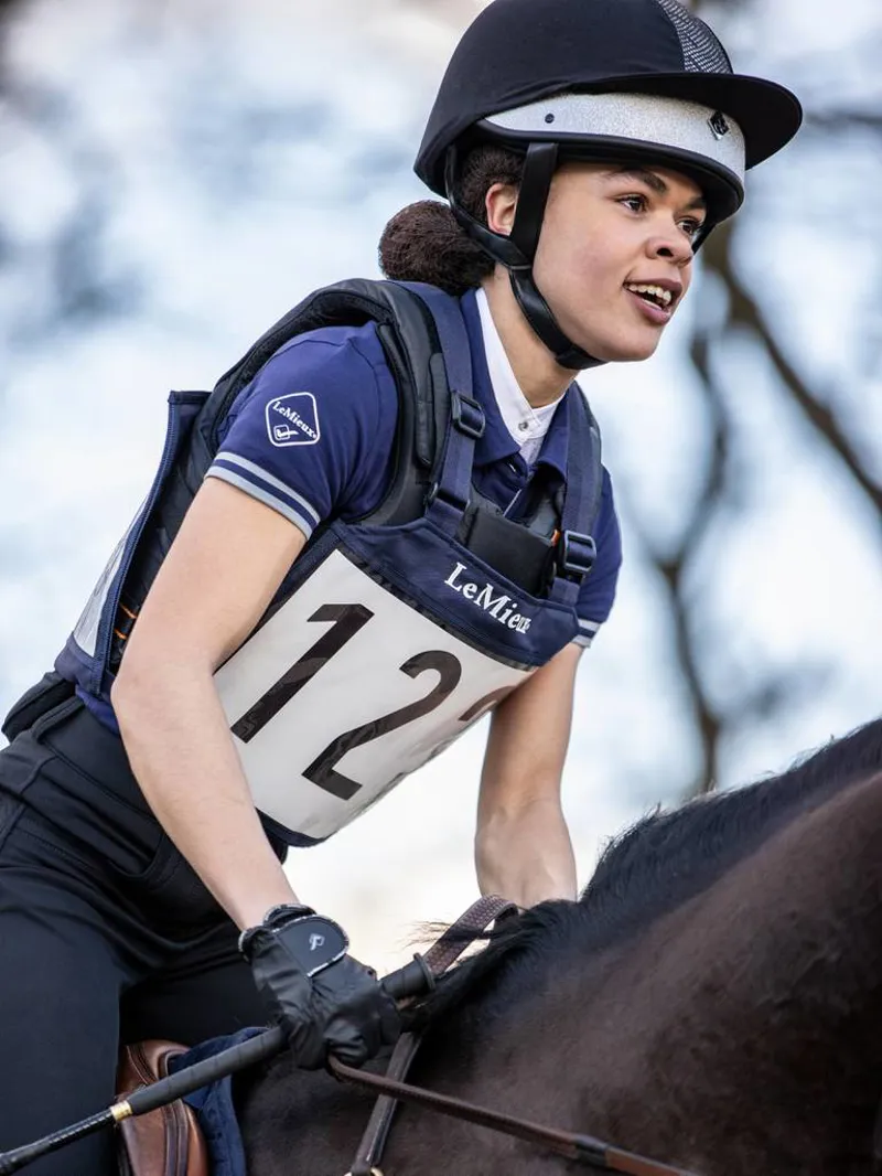 LeMieux Eventing Bib in Navy-1