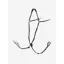 LeMieux Breastplate with D-Ring Attachment in Black/Silver