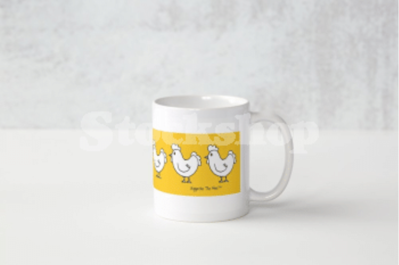 Stockshop Eggatha the Hen Mug Yellow