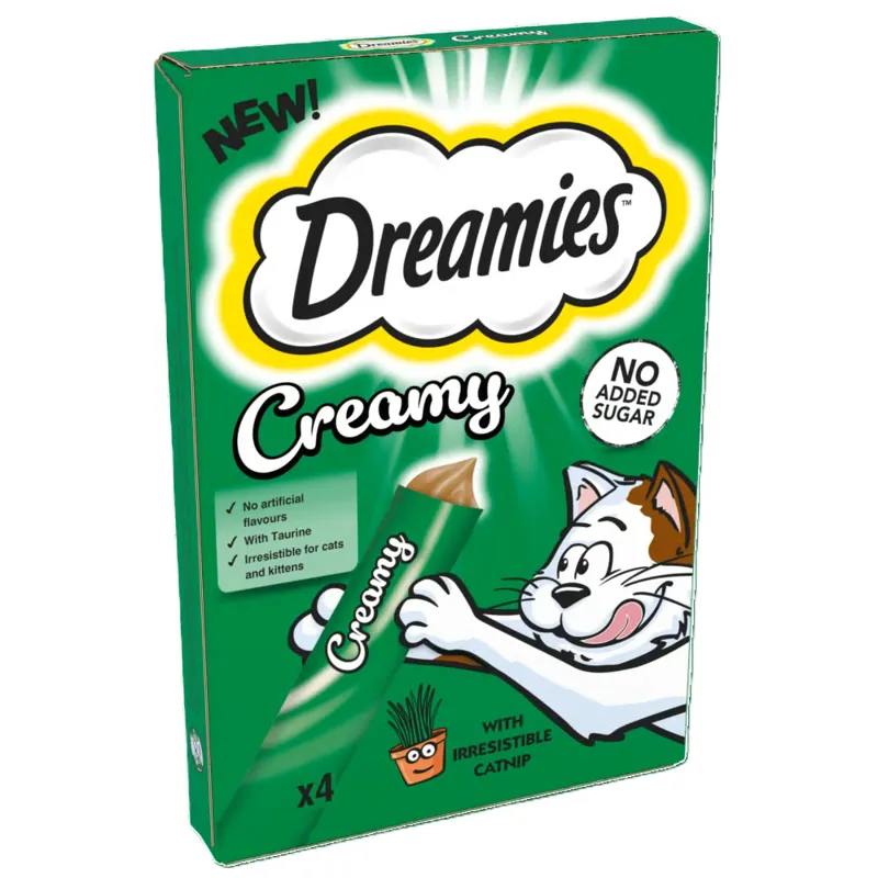 Dreamies Creamy Treats Catnip 40g