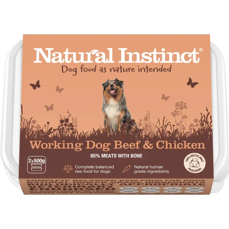 Natural Instinct Working Dog Beef and Chicken-1
