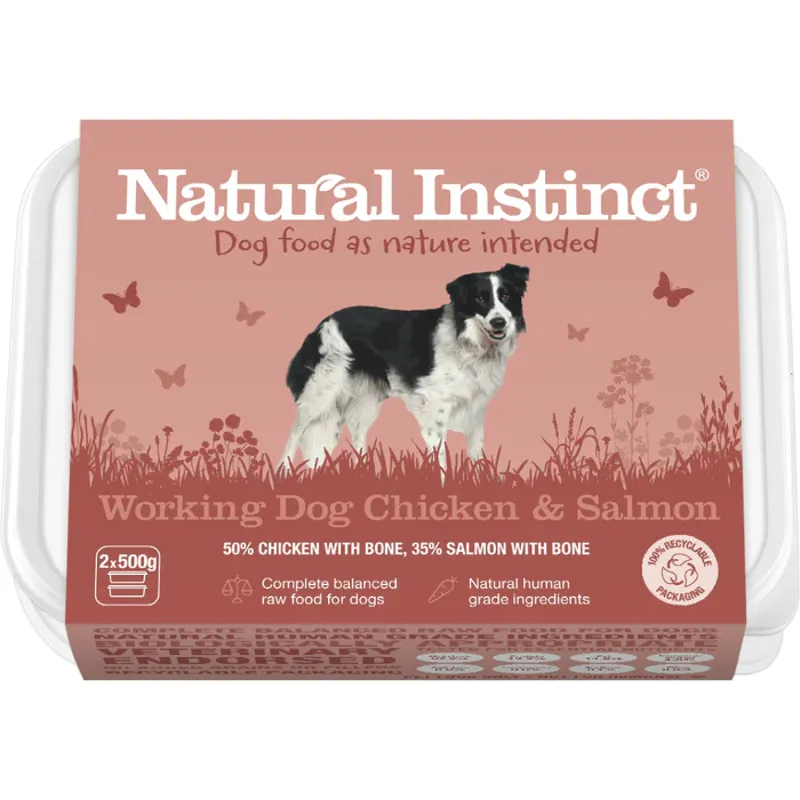 Natural Instinct Working Dog Chicken and Salmon-1