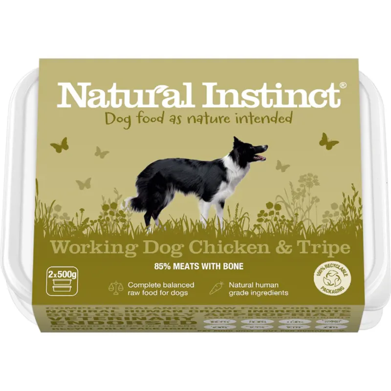 Natural Instinct Working Dog Chicken and Tripe-1