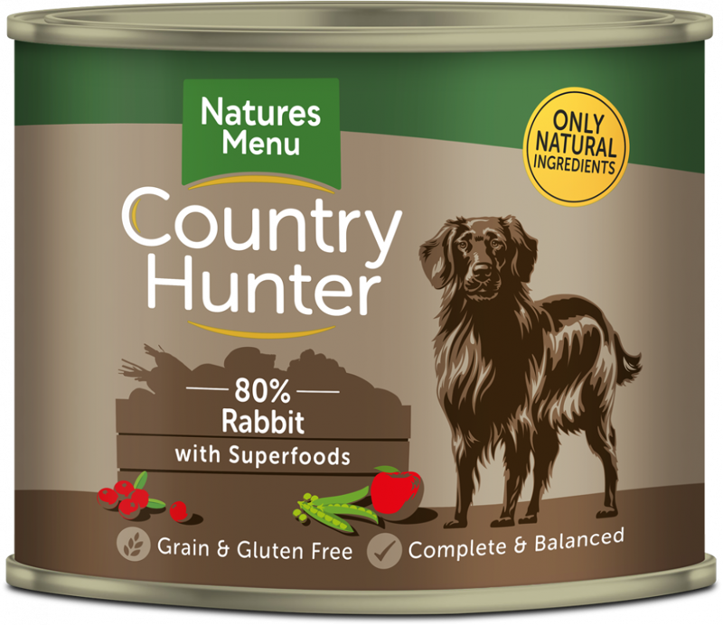 Natures Menu Country Hunter Rabbit with Superfoods 600g