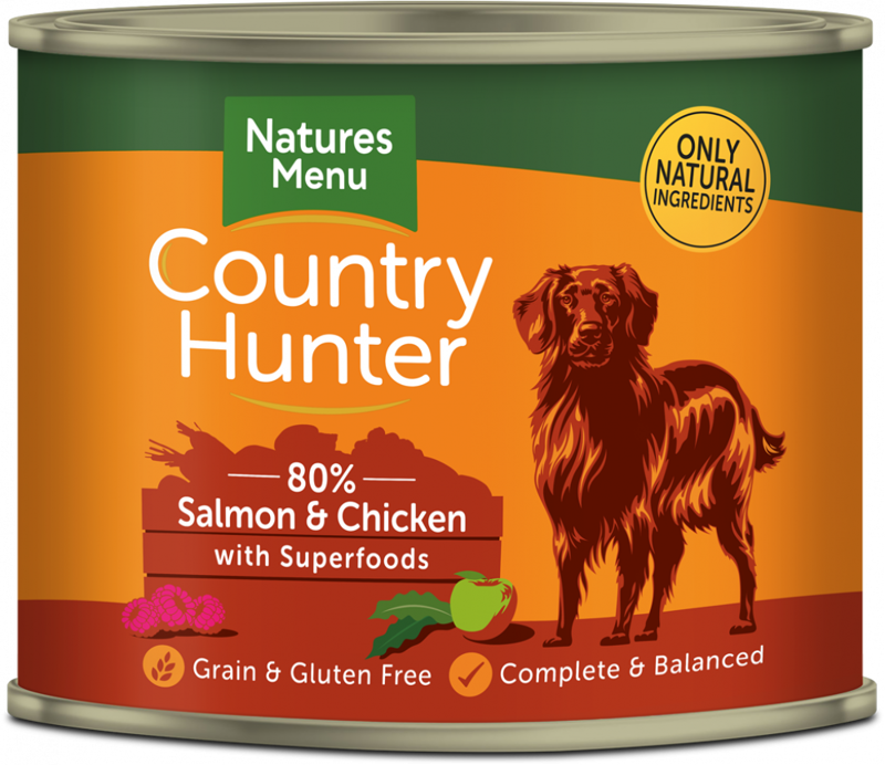 Natures Menu Country Hunter Salmon and Chicken with Superfoods 600g