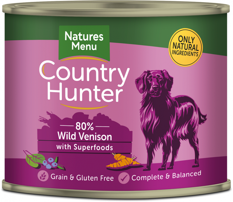 Natures Menu Country Hunter Wild Venison with Superfoods 600g