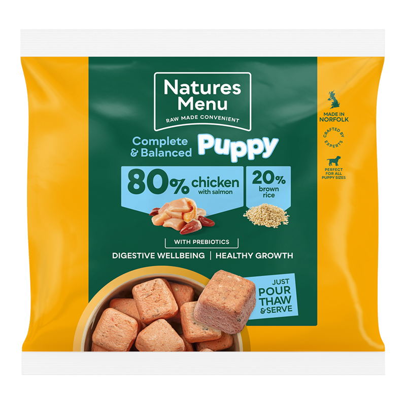 Natures Menu Puppy Nuggets Chicken and Salmon 1kg