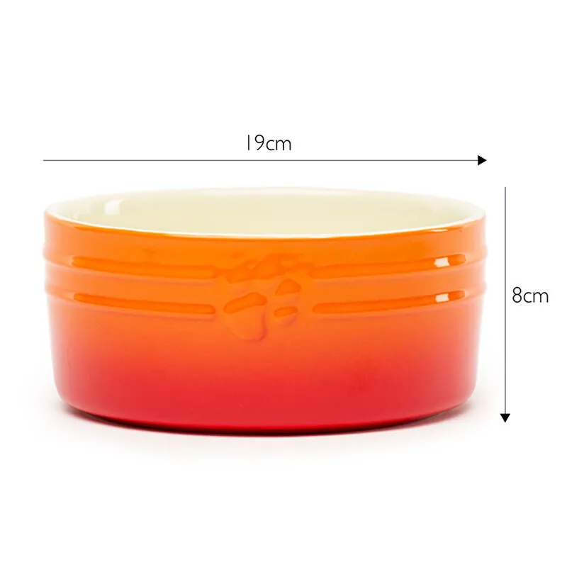Scruffs Ombre Food Bowl Orange-3