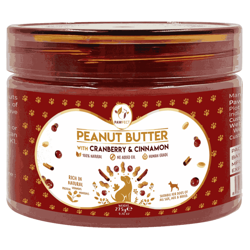 Pawfect Peanut Butter Cranberry and Cinnamon 275g