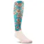 AriatTEK Slim Printed Socks Floral Ceramic