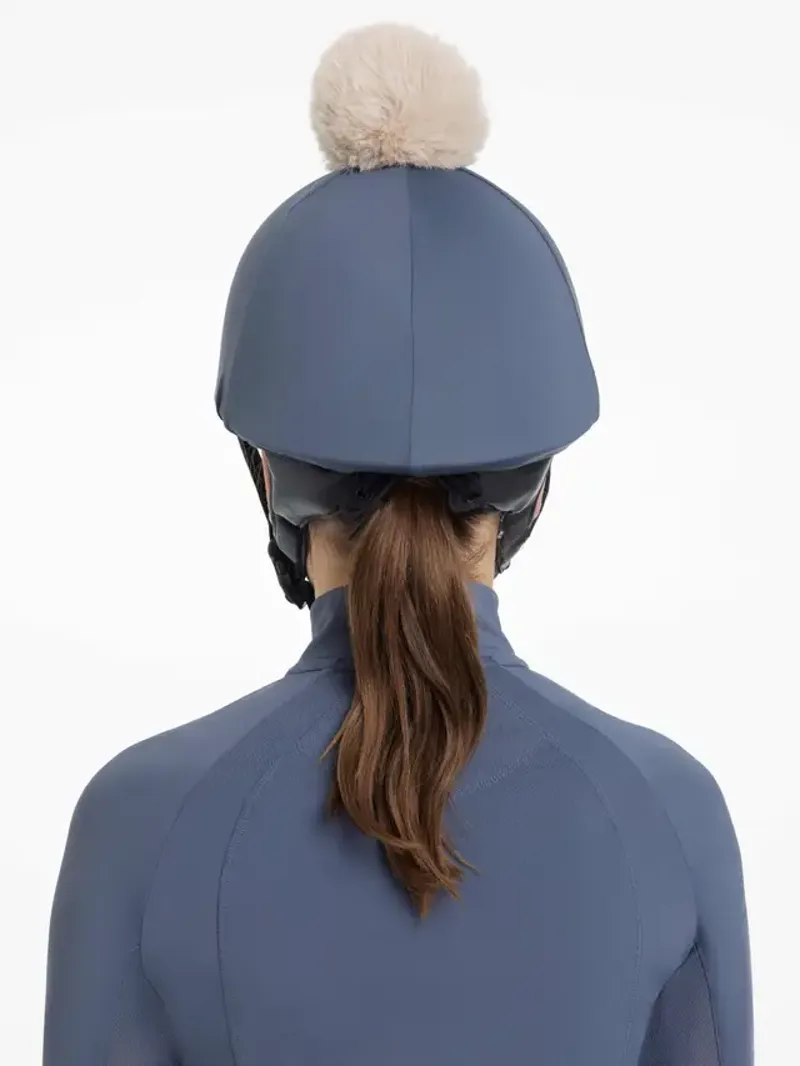 LeMieux Pom Hat Silk Dusk/Mimosa-1