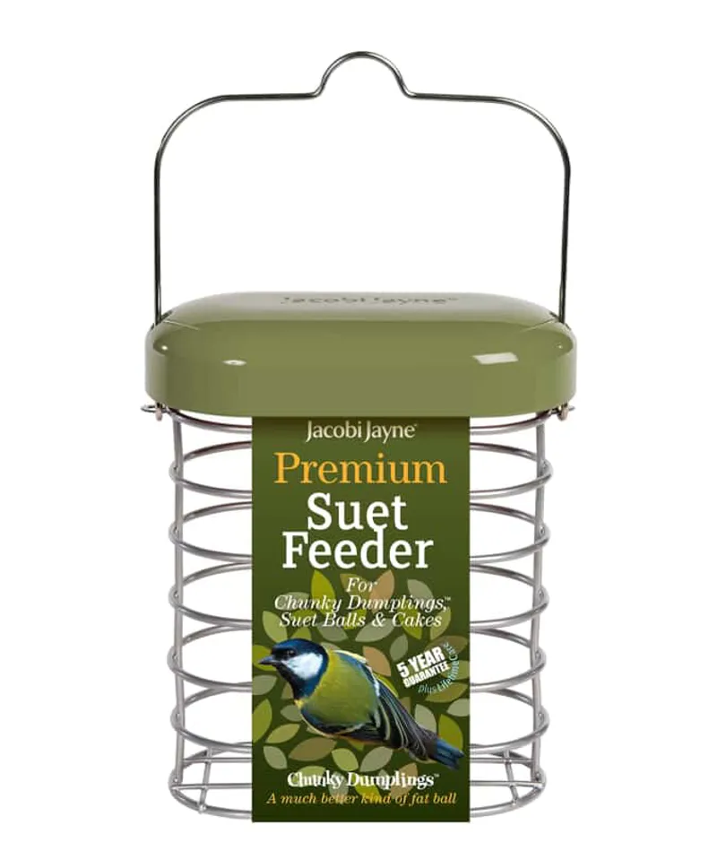 Jacobi Jayne Premium Suet Feeder Green