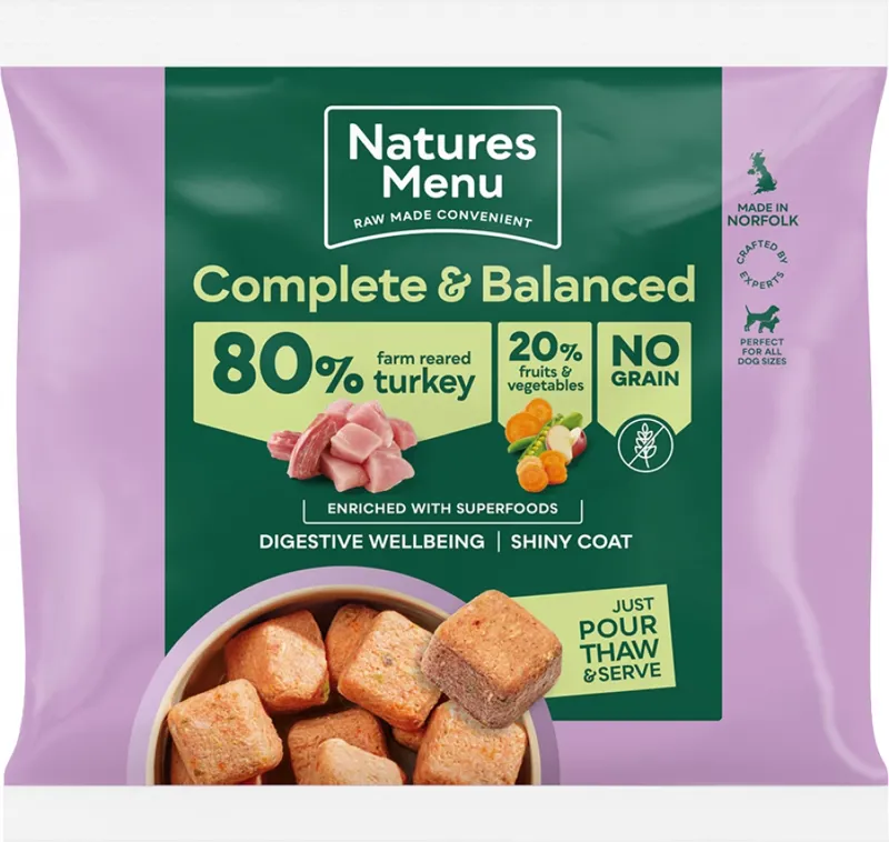 Natures Menu 80% Turkey with Superfoods 1kg