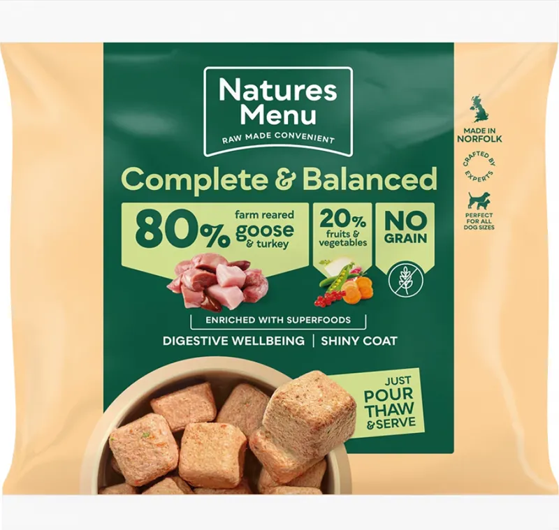Natures Menu 80% Goose and Turkey with Superfoods 1kg