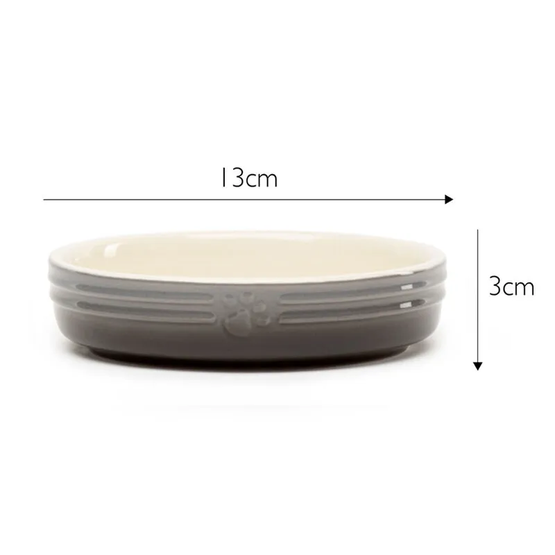 Scruffs Ombre Pet Saucer Grey-1