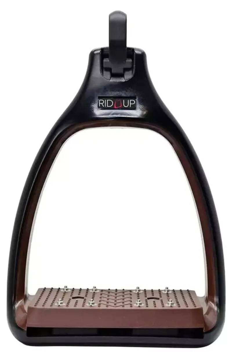 RID'UP Plus Safety Stirrups in Chocolate