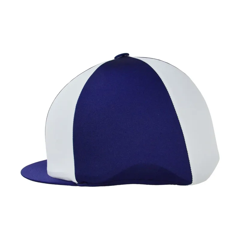 Hy Fashion Two Tone Hat Cover - Navy/White one size
