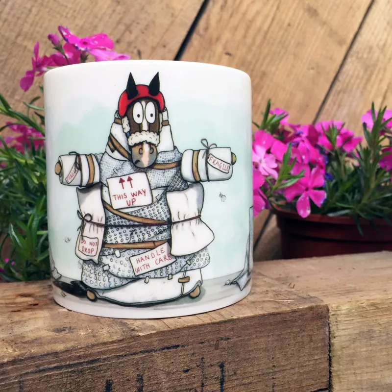 Emily Cole Desperate Times Call For Desperate Measures Fine Bone China Mug