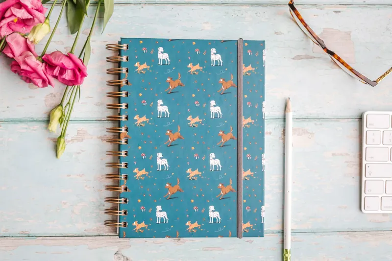 Emily Cole 'Muddy Paws' Hardback Notebook