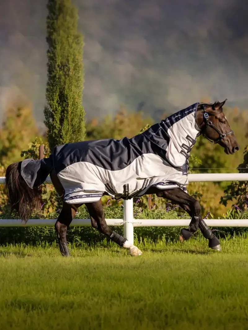 LeMieux Arika Shower-Tek Fly Rug - Grey-1