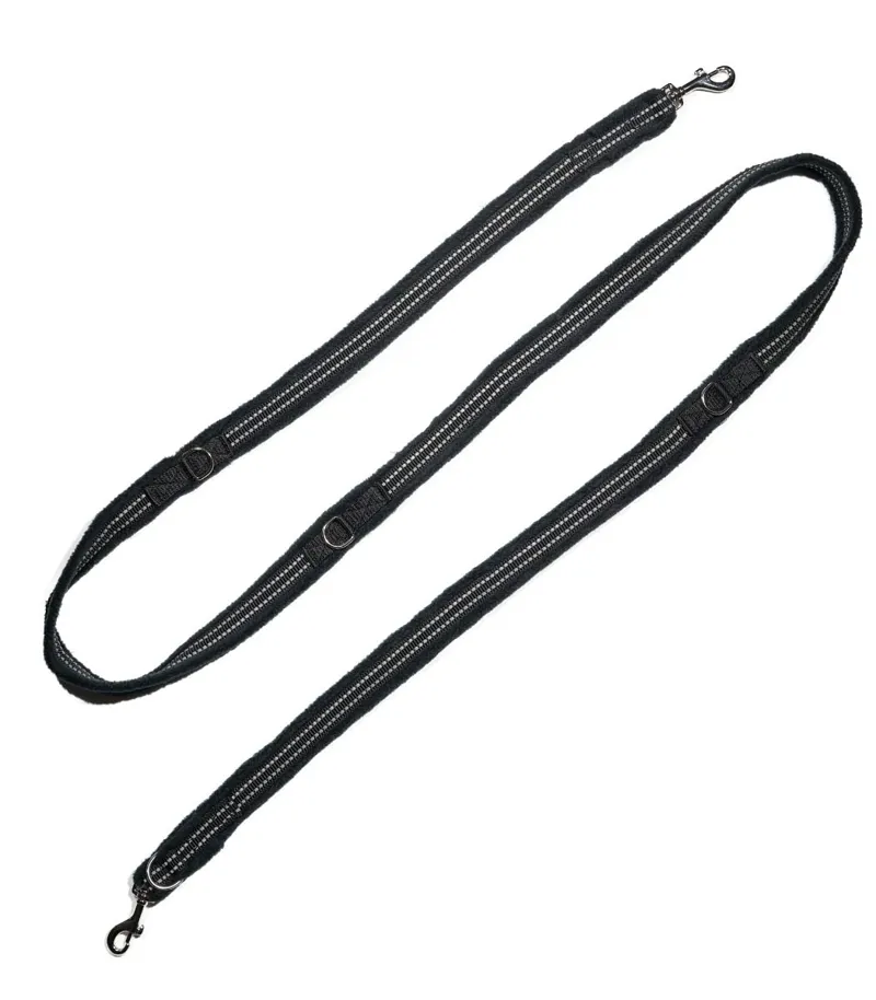 Perfect Fit 2m Training Lead Reflective Black