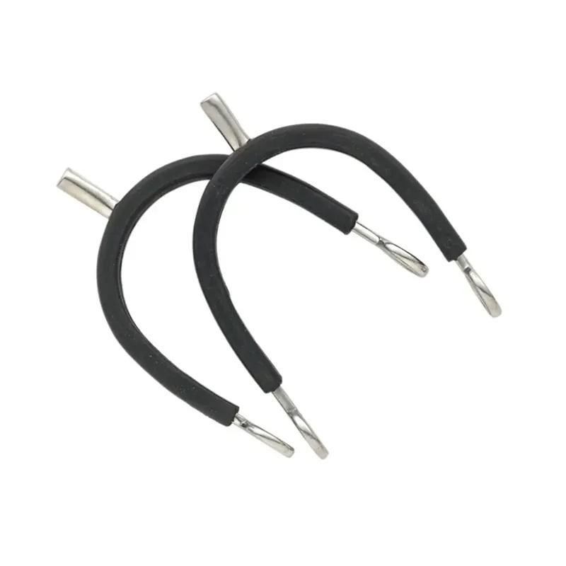 Rubber Covered Spurs STAINLESS STEEL