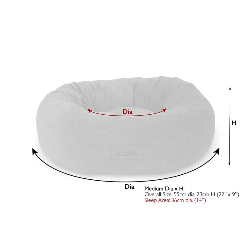 Scruffs Oslo Donut Bed Stone Grey-1
