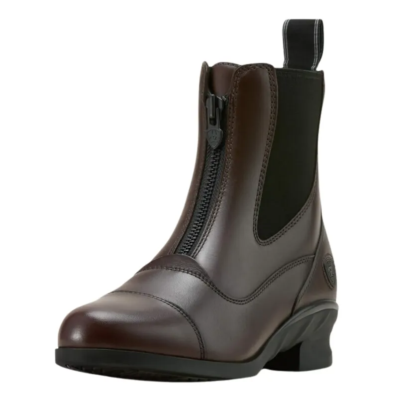 Ariat Womens Heritage Zip Paddock Boot Light Brown