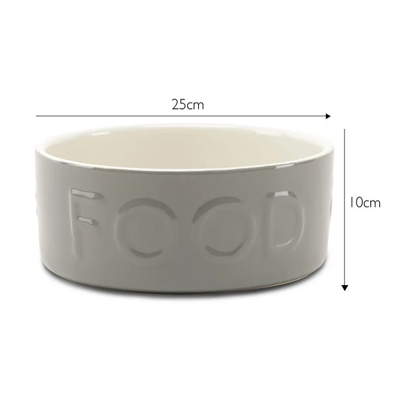 Scruffs 'FOOD' Bowl Grey-4