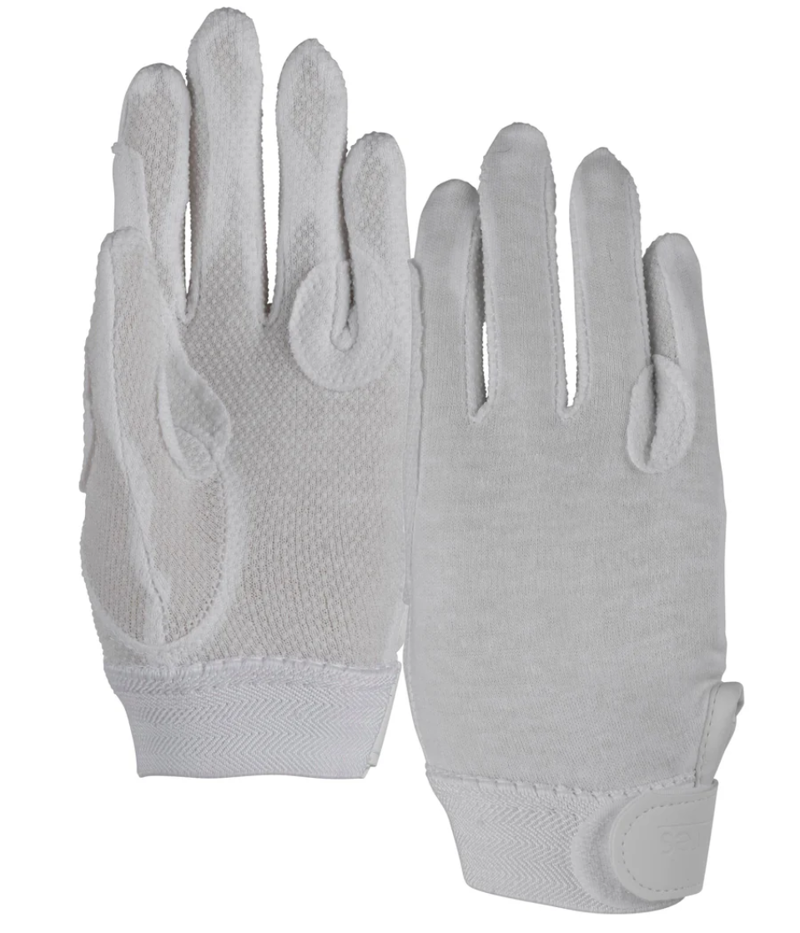 Aubrion Newbury Riding Gloves WHITE