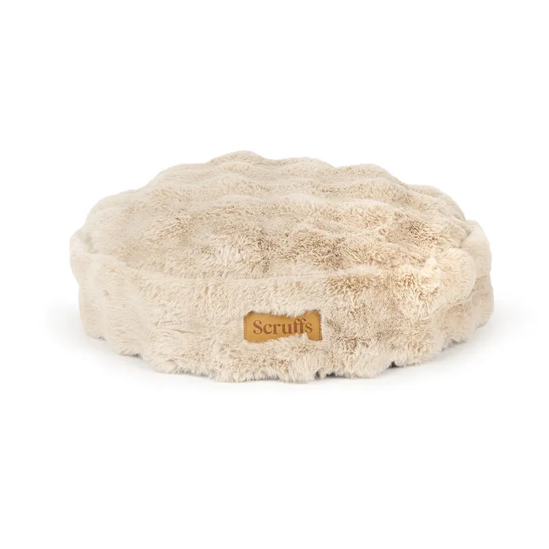 Scruffs Alpine Round Pet Cushion Champagne
