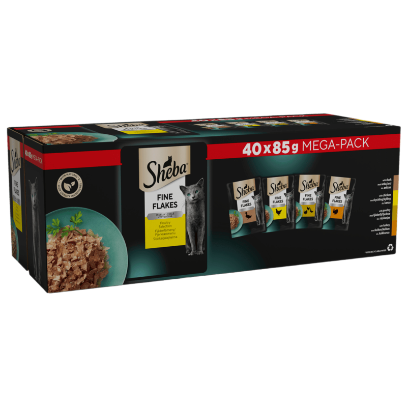 Shea Fine Flakes Poultry Collection in Jelly 40x85g