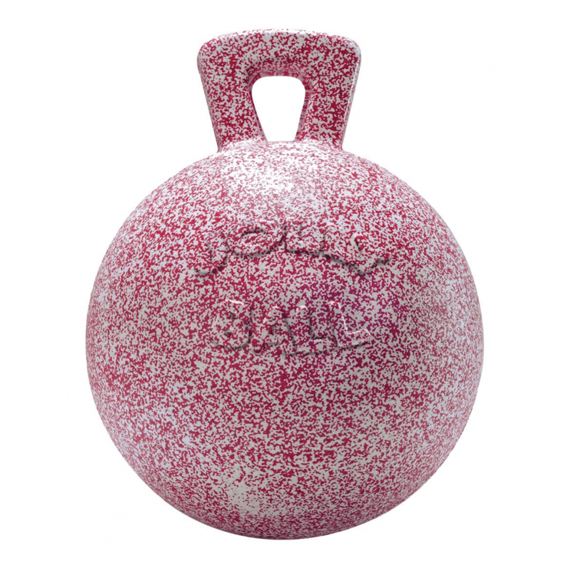 Horsemen's Pride 10-inch Jolly Ball in Peppermint Scented Red/White Speckle