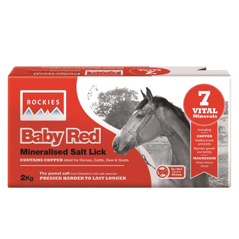 Rockies Baby Red Salt Lick 2kg
