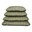 Earthbound Flat Cushion Tweed Green/Purple Check