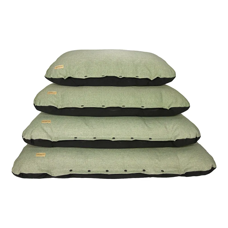 Earthbound Flat Cushion Marlow Moss Green