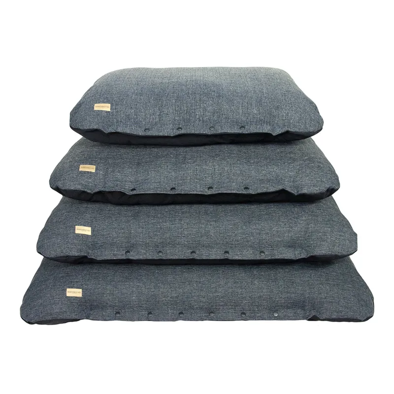 Earthbound Flat Cushion Banbury Night Blue