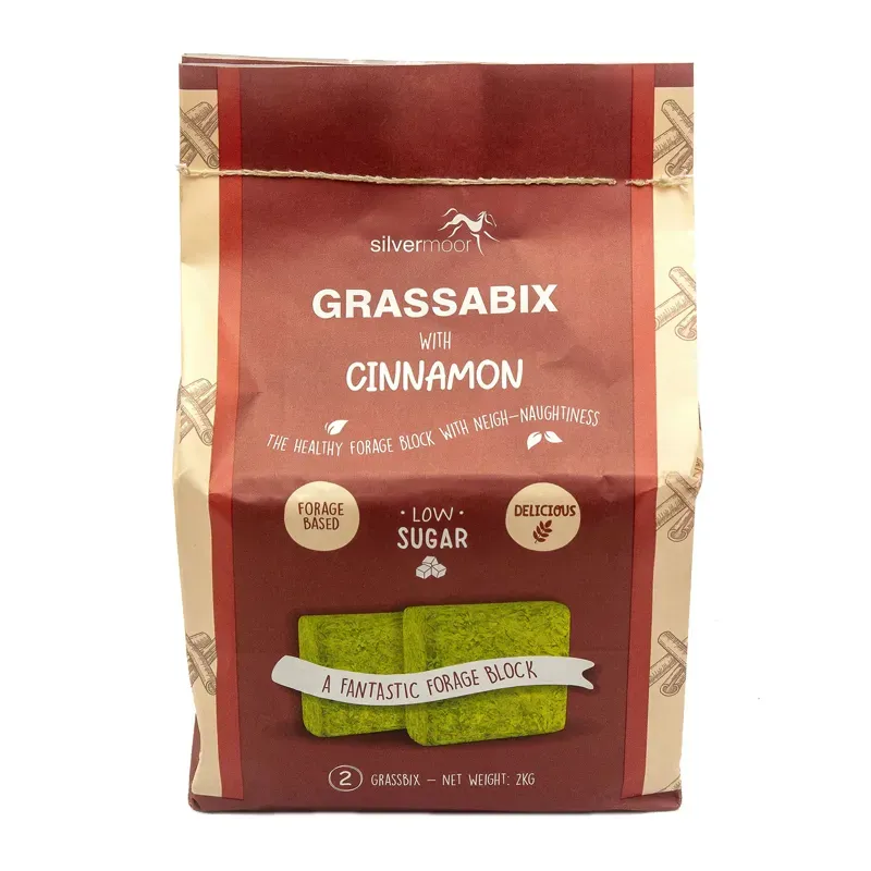 Silvermoor Grassabix With Cinnamon - 1 kg x twin pack