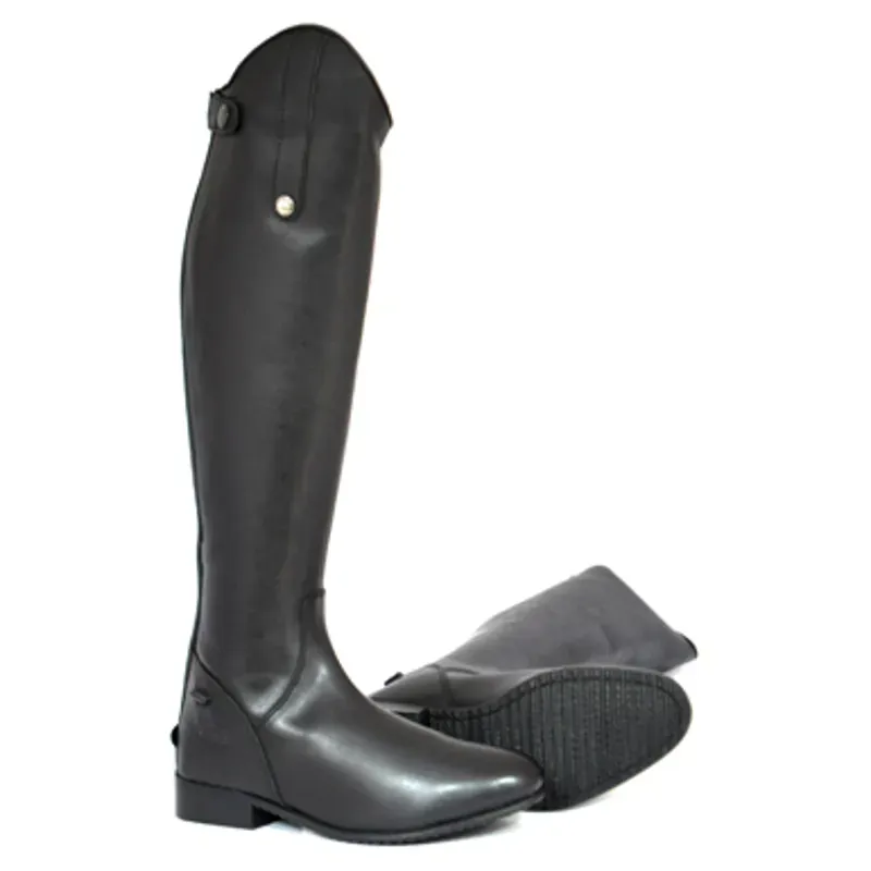 Mark Todd Long Leather Standard Riding Boots In Black