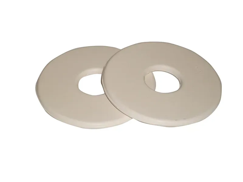 Bitz Cheek Guards in White